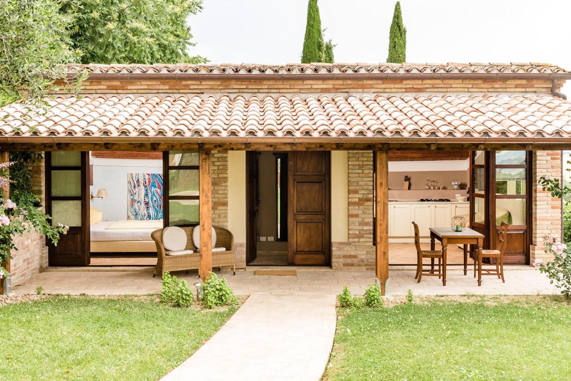 Ferienwohnung Poggio Antico Monte San Vito Exterior foto